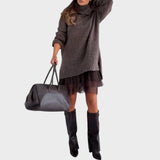 Selena – Conjunto Relax: Suéter y Vestido Maxi