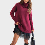 Selena – Conjunto Relax: Suéter y Vestido Maxi