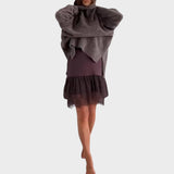 Selena – Conjunto Relax: Suéter y Vestido Maxi