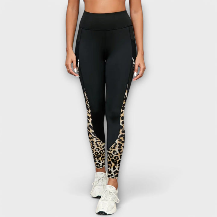Karmel – Leggings de cintura alta con diseño de leopardo