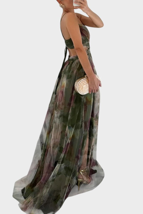 Gizela – Vestido largo floral elegante y cómodo