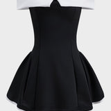 Helena – Mini Vestido Sin Tirantes