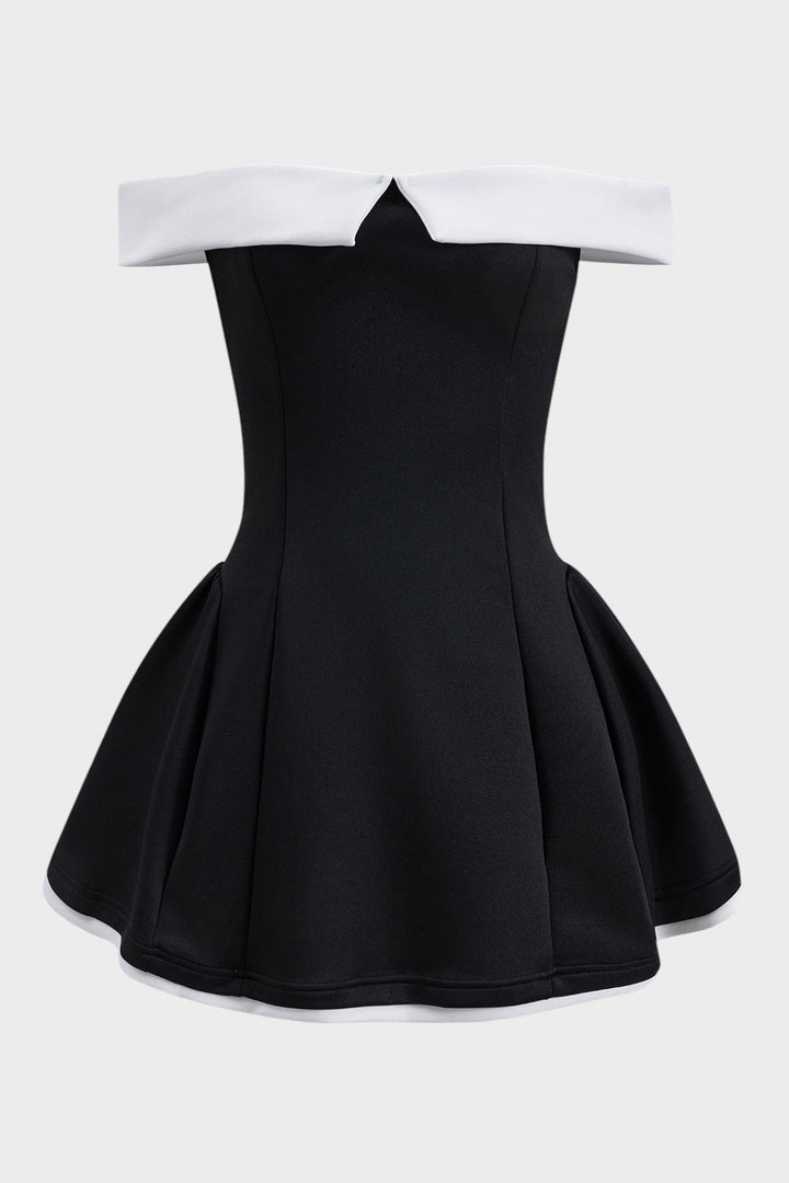 Helena – Mini Vestido Sin Tirantes