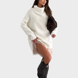 Selena – Conjunto Relax: Suéter y Vestido Maxi
