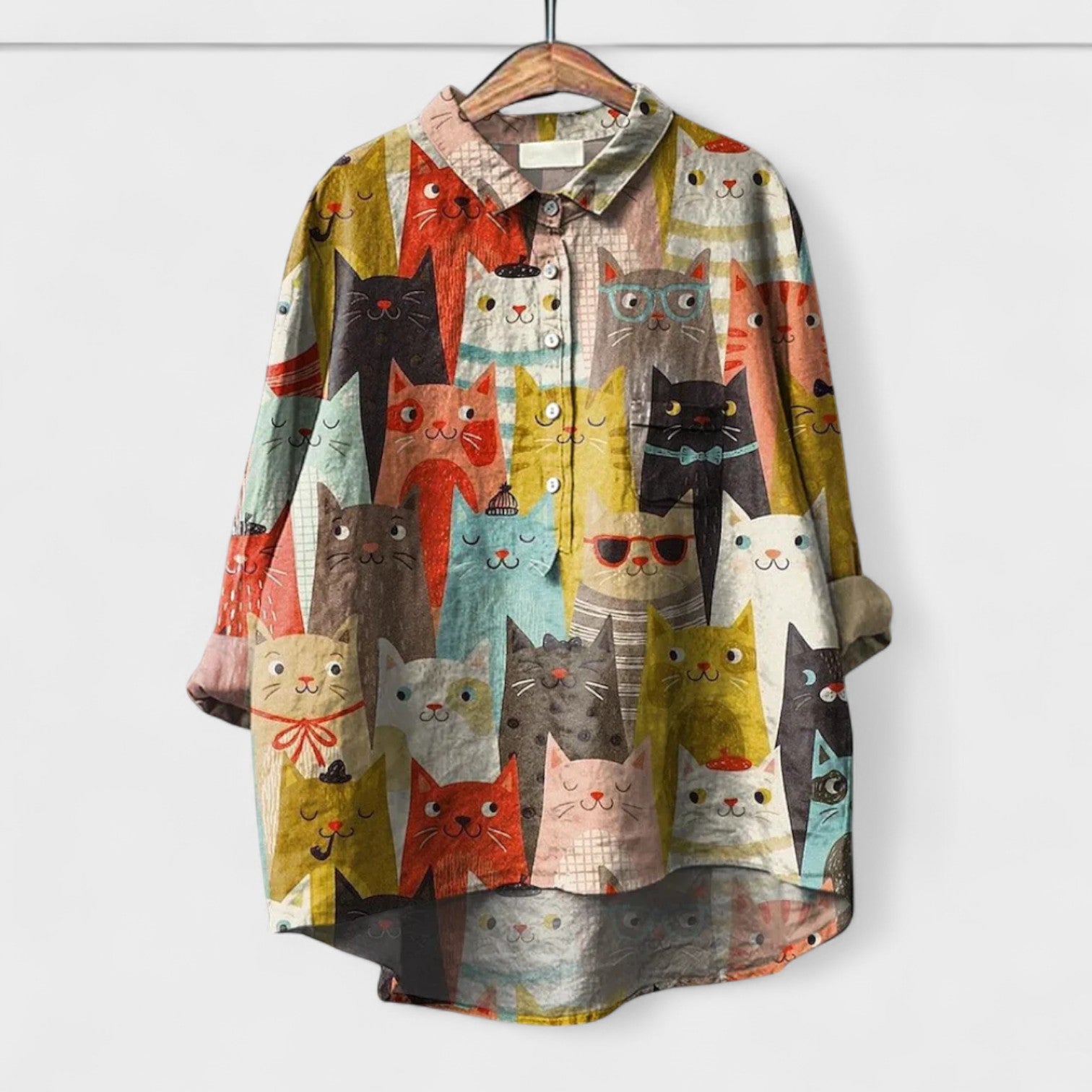 Isabel - Blusa femenina con diseño estampado