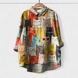 Isabel - Blusa femenina con diseño estampado