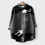 Isabel - Blusa femenina con diseño estampado