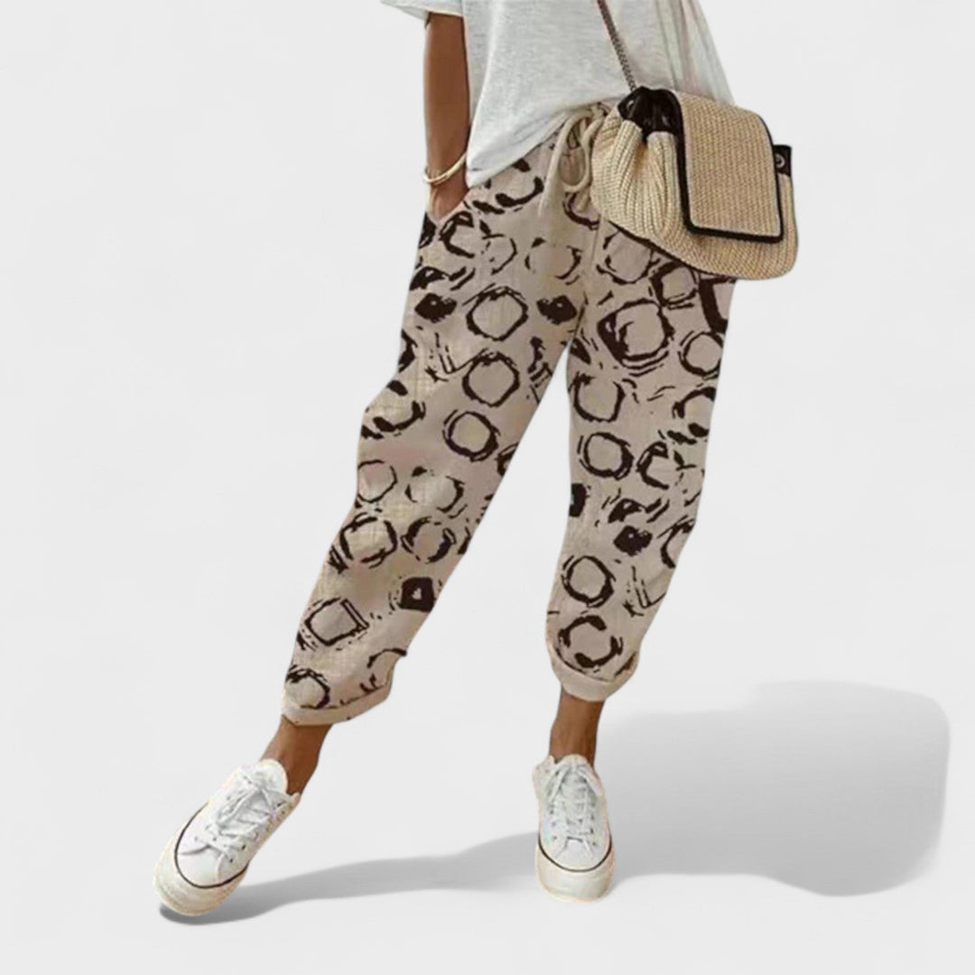 Lara – Pantalones Casual de Lino Modernos