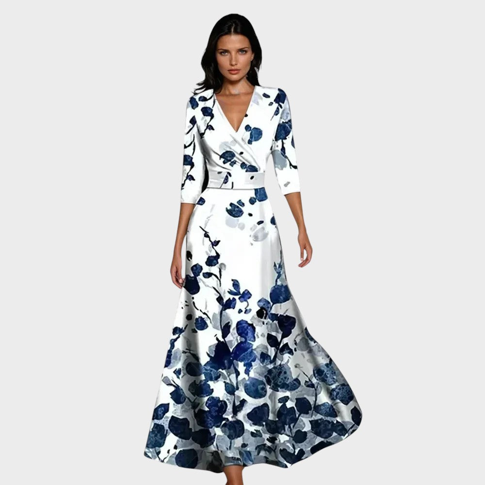 Lara – Elegantes y cómodos vestidos maxi con estampado floral