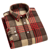 Gaspar - Camisa de Franela para Hombre con Estampado