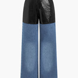 Eva – Pantalones de Cuero Sintético