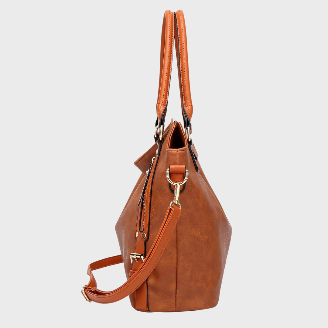 Anastásia – Elegante bolso de cuero PU con cierre seguro y correas cómodas