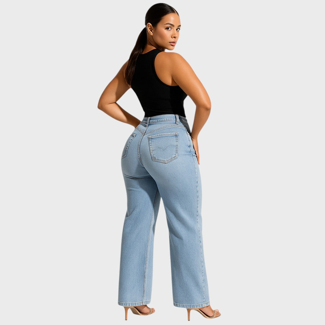 Alina – Jeans de talle medio con elasticidad