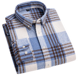 Gaspar - Camisa de Franela para Hombre con Estampado