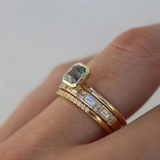 Iris – Conjunto de Anillos Vintage en Oro y Azul Profundo