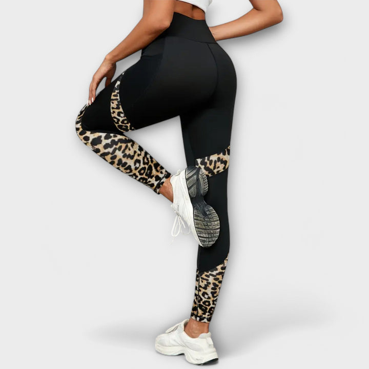 Karmel – Leggings de cintura alta con diseño de leopardo