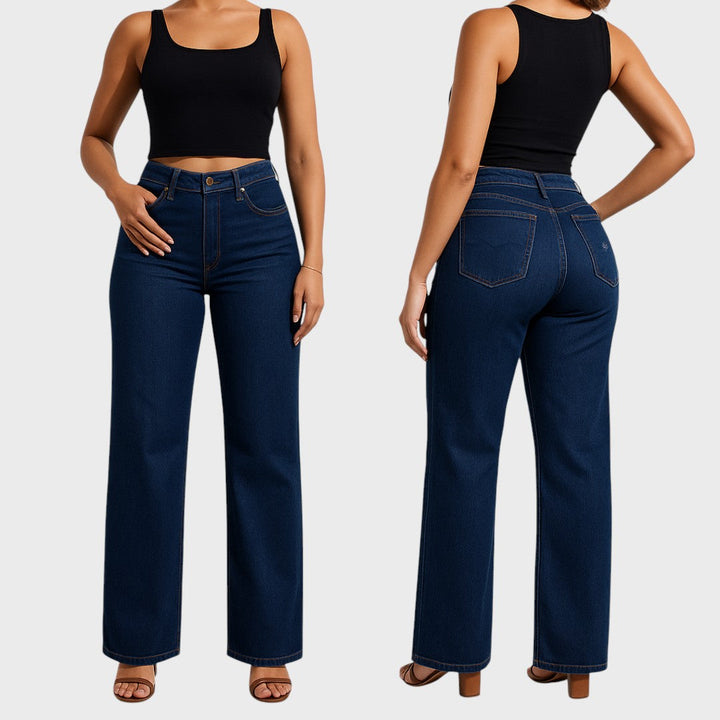 Alina – Jeans de talle medio con elasticidad