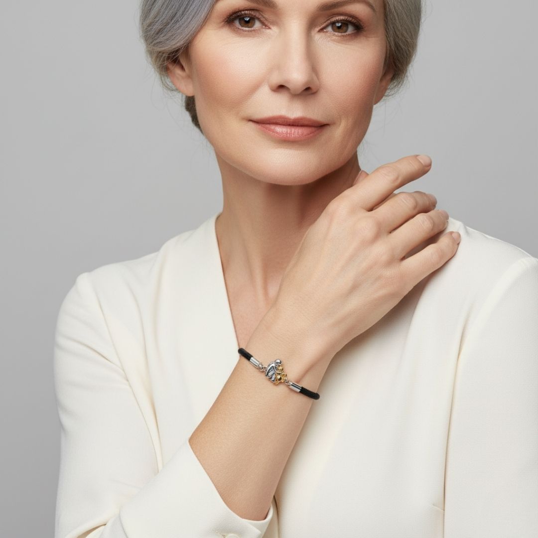 Pulsera de cordón con símbolo de perro