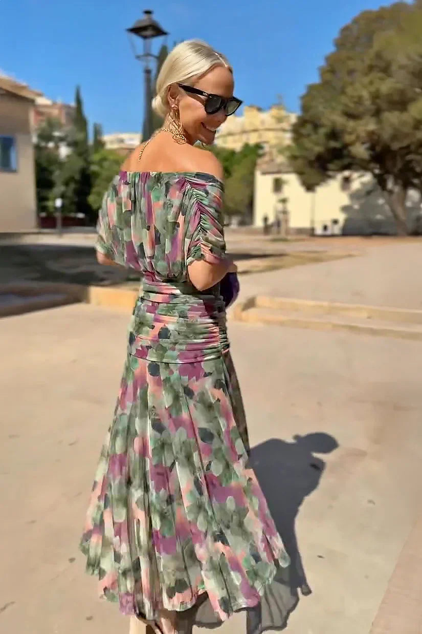 Lena - Elegante Vestido Maxi de Fiesta