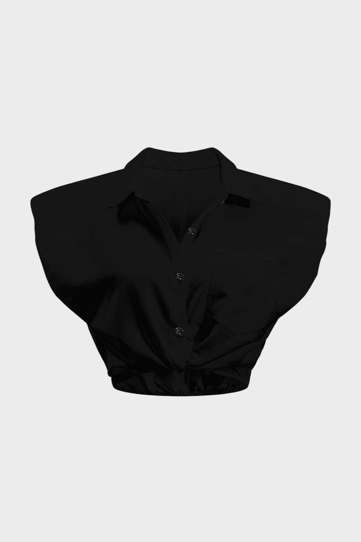 Dita - Camiseta Sólida de Manga Corta