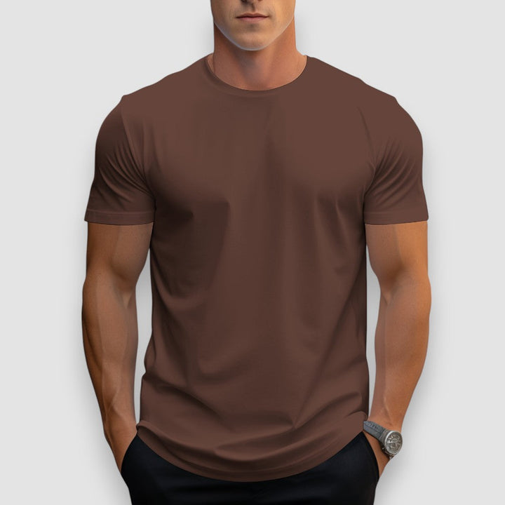 Leonard – Camiseta de Cuello Redondo