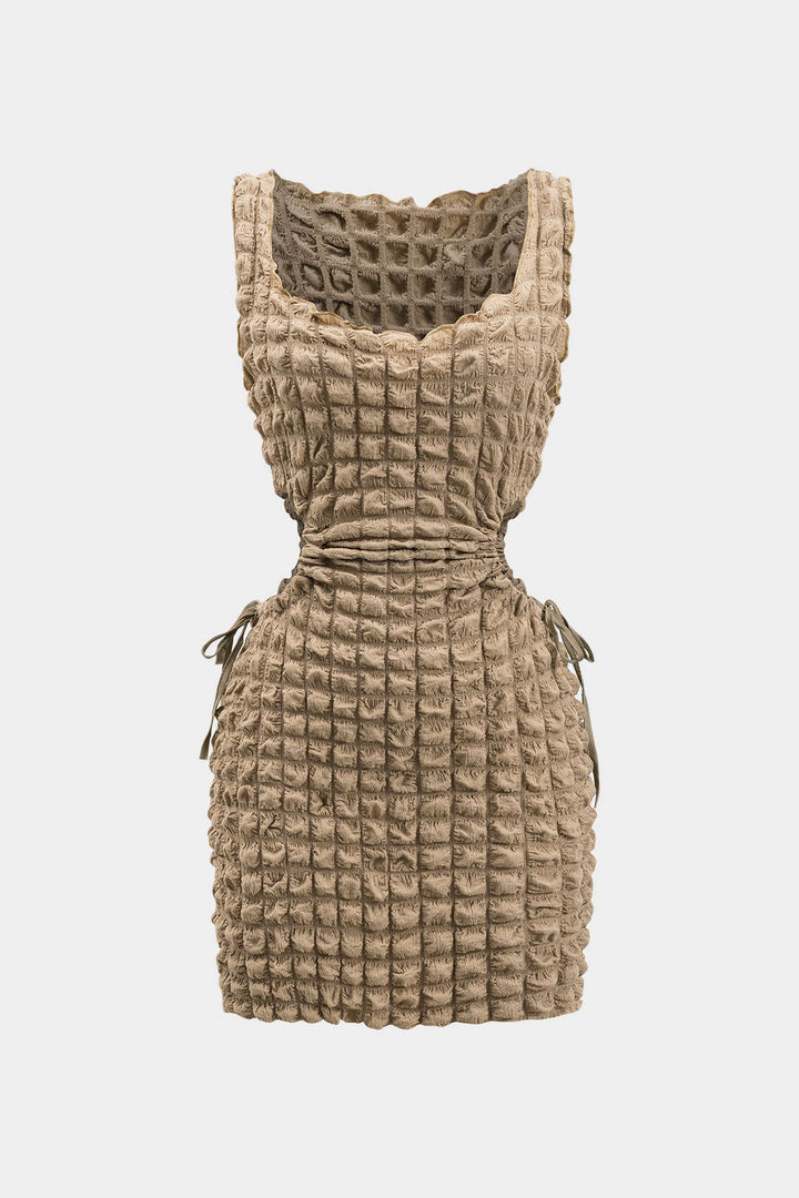 Sonia – Vestido de verano corto sin mangas, cómodo y elegante