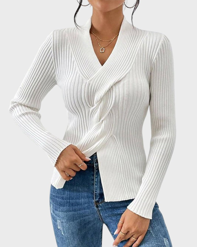 Svetlana - Elegante blusa de manga larga