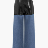 Eva – Pantalones de Cuero Sintético