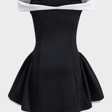 Helena – Mini Vestido Sin Tirantes