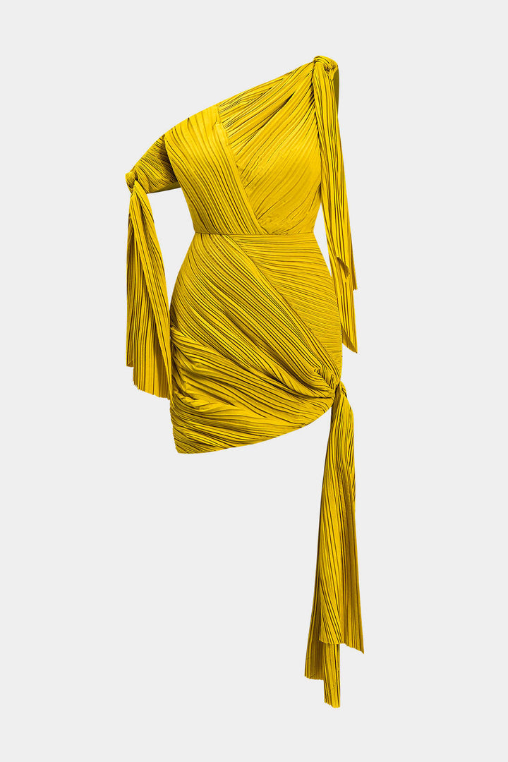 Kris – Vestido corto de diseño asimétrico