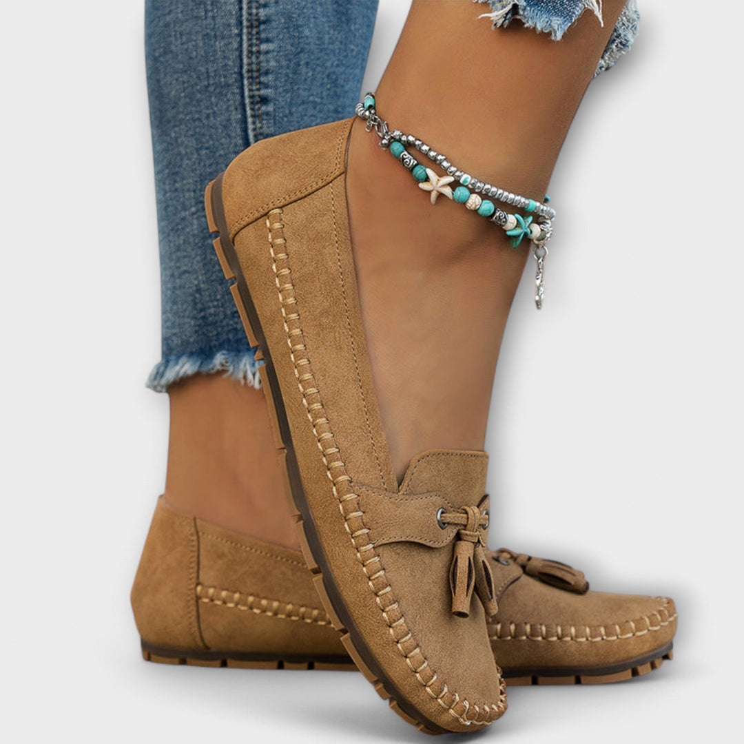 Tereza - Zapatos Mocasines de Cuero