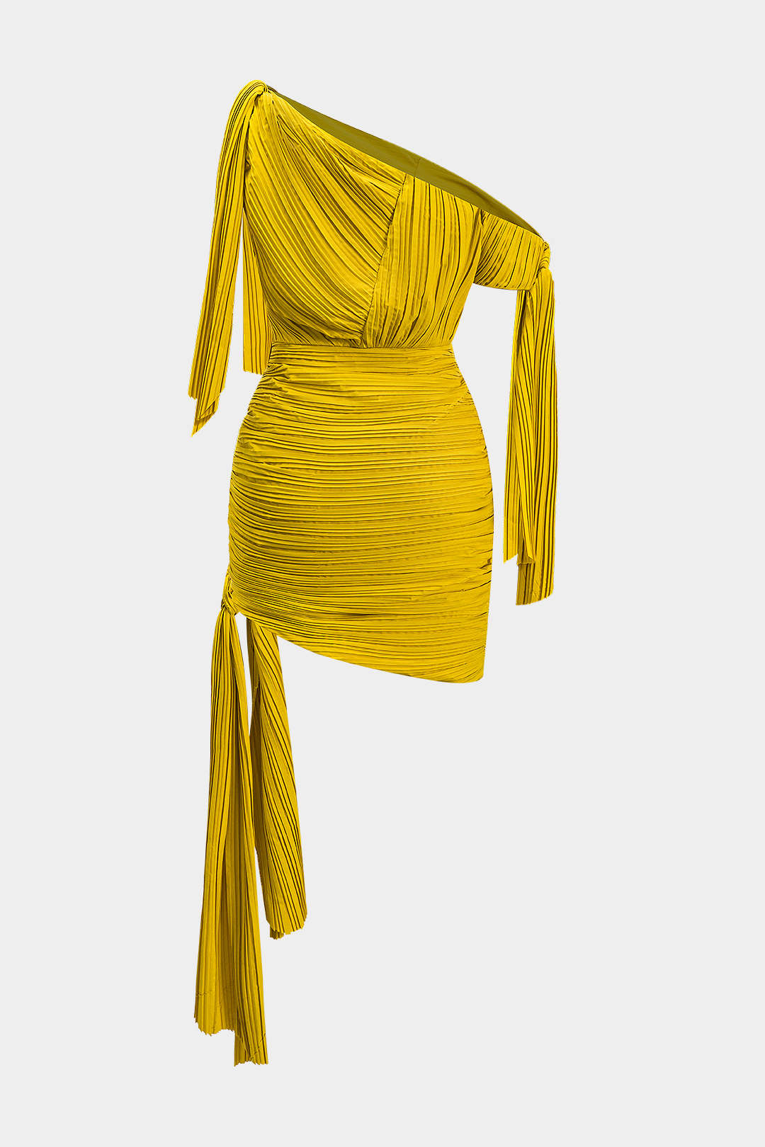 Kris – Vestido corto de diseño asimétrico