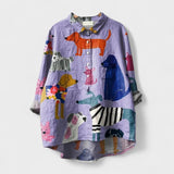 Isabel - Blusa femenina con diseño estampado