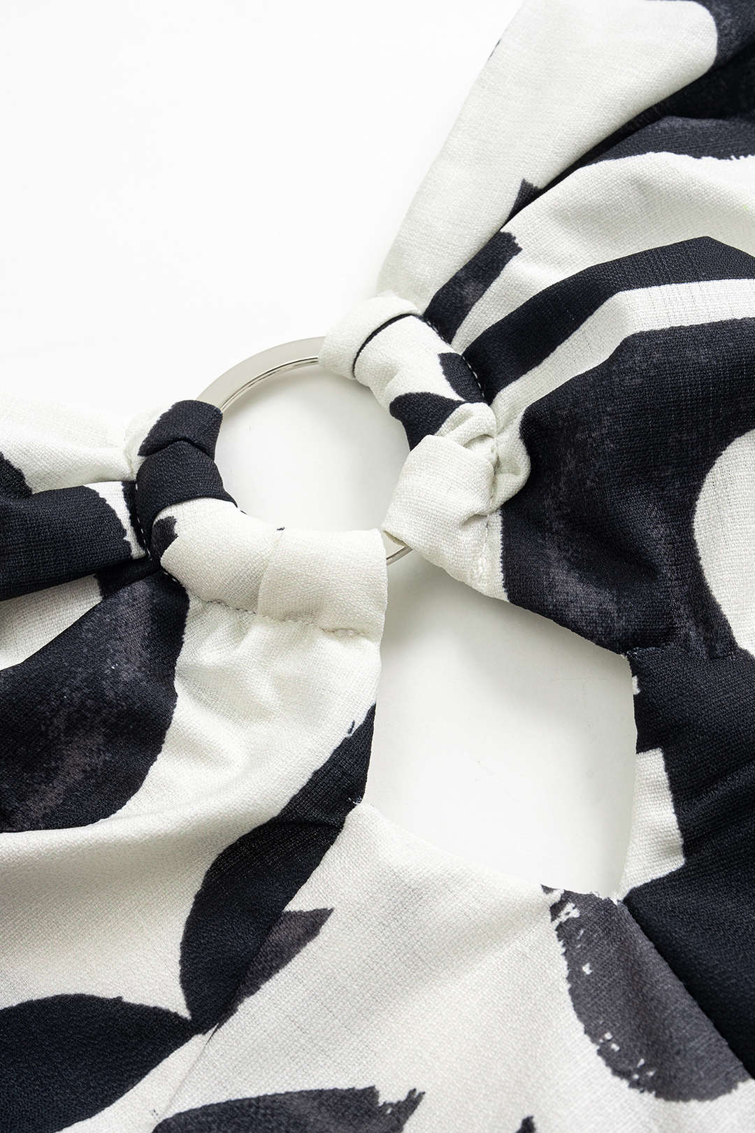 Ména - Vestido midi con diseño geométrico retro