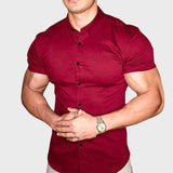 Richard – Camisa de manga corta ajustada