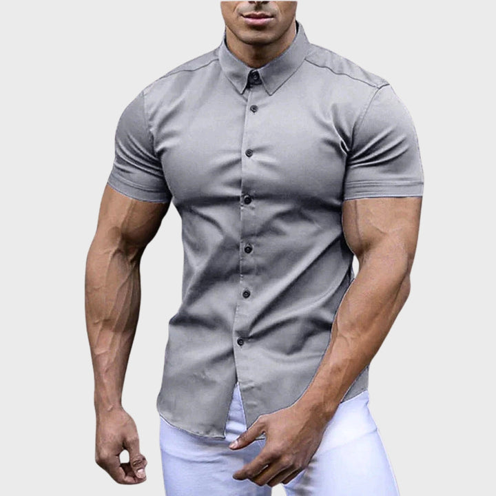 Richard – Camisa de manga corta ajustada