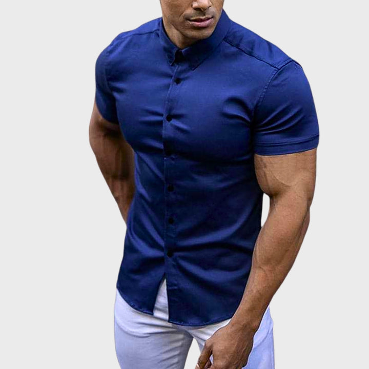 Richard – Camisa de manga corta ajustada