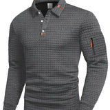 Pedro - Sudadera masculina con cuello y bolsillo