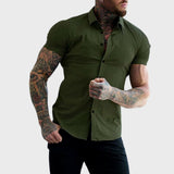 Richard – Camisa de manga corta ajustada
