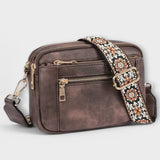 Bianca – Bolso vegano elegante con correa bohemia