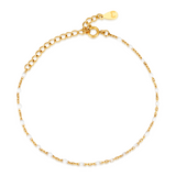 Pulsera de Tobillo 'Coco Brace' - Oro y Plata
