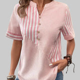 Adele - Blusa de Rayas Suaves