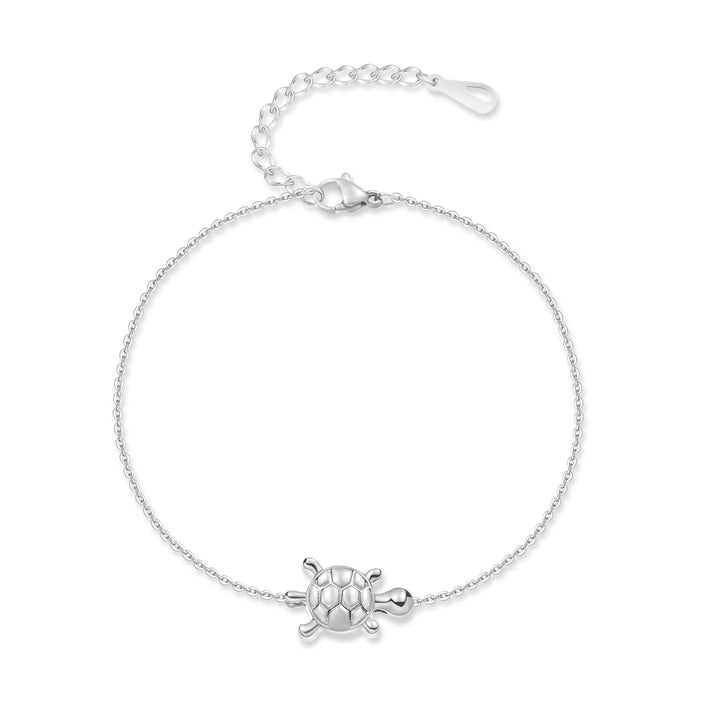 Tortuga Anklet - Silver / Rose Gold