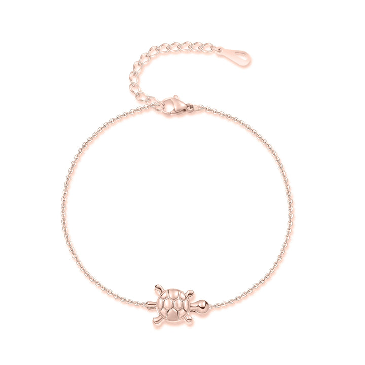 Tortuga Anklet - Silver / Rose Gold