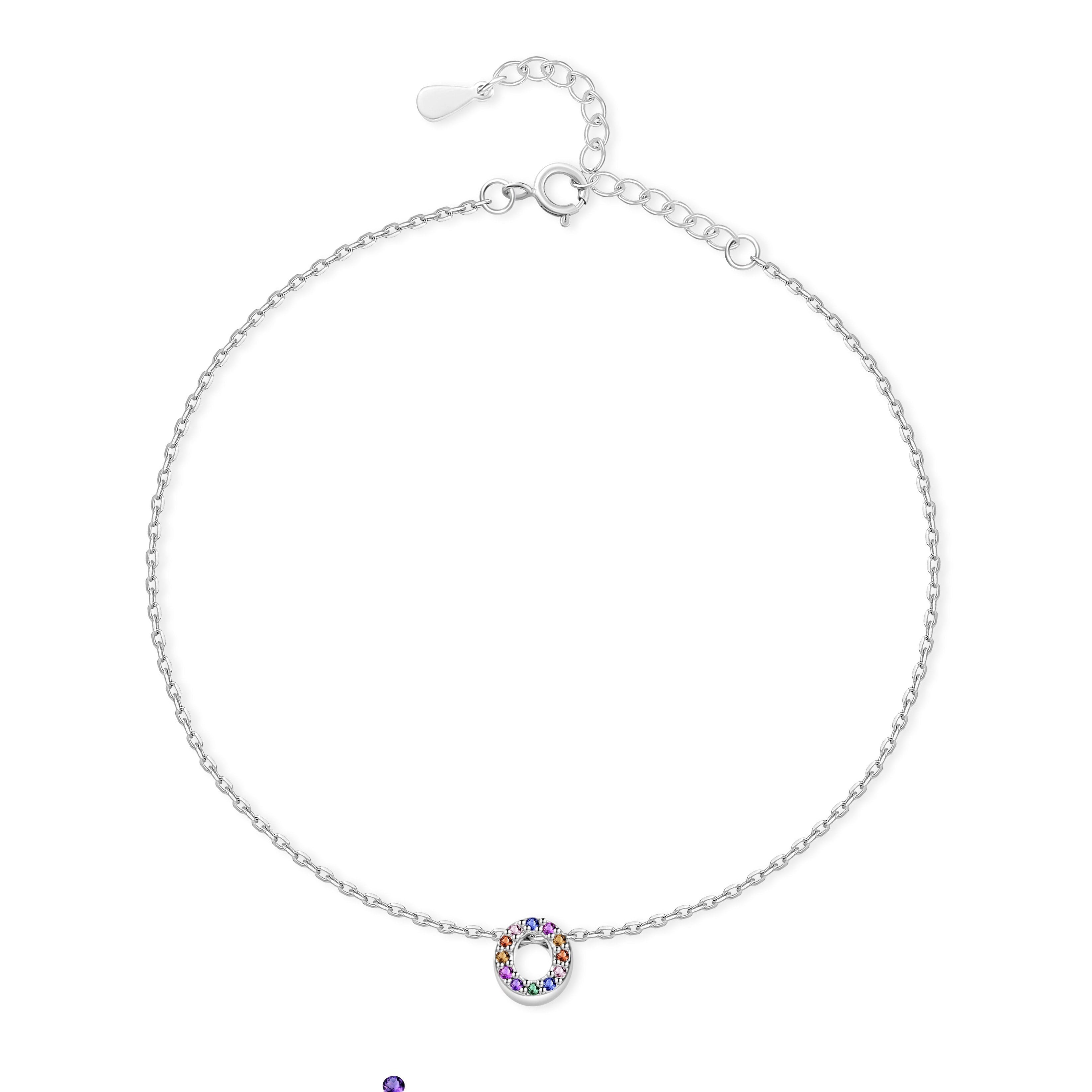 Pulsera de Tobillo 'Inicial' en Plata