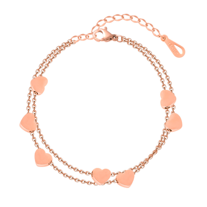 Pulsera 'Amor Verdadero' - Oro, Rosa y Plata