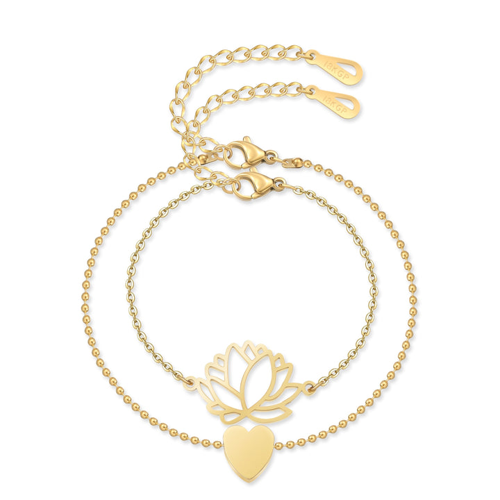 Loto-Corazón Bracelet - Gold / Silver / Rose