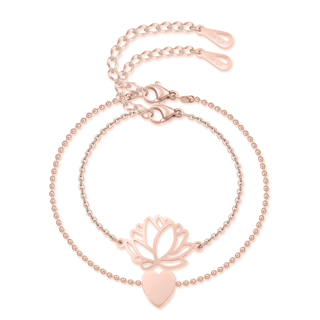 Loto-Corazón Bracelet - Gold / Silver / Rose