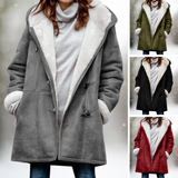 Jessica – Chaqueta de cuero y lino para el otoño en días fríos