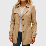 Jamie – Abrigo trench clásico para un toque de elegancia otoñal